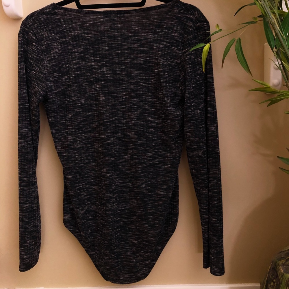 Charlotte Russe | Ribbed Bodysuit - Picture 3 of 5